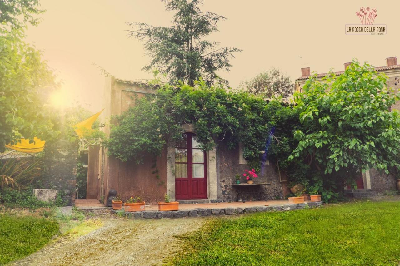 La Rocca Della Rosa Villa Zafferana Etnea Bagian luar foto