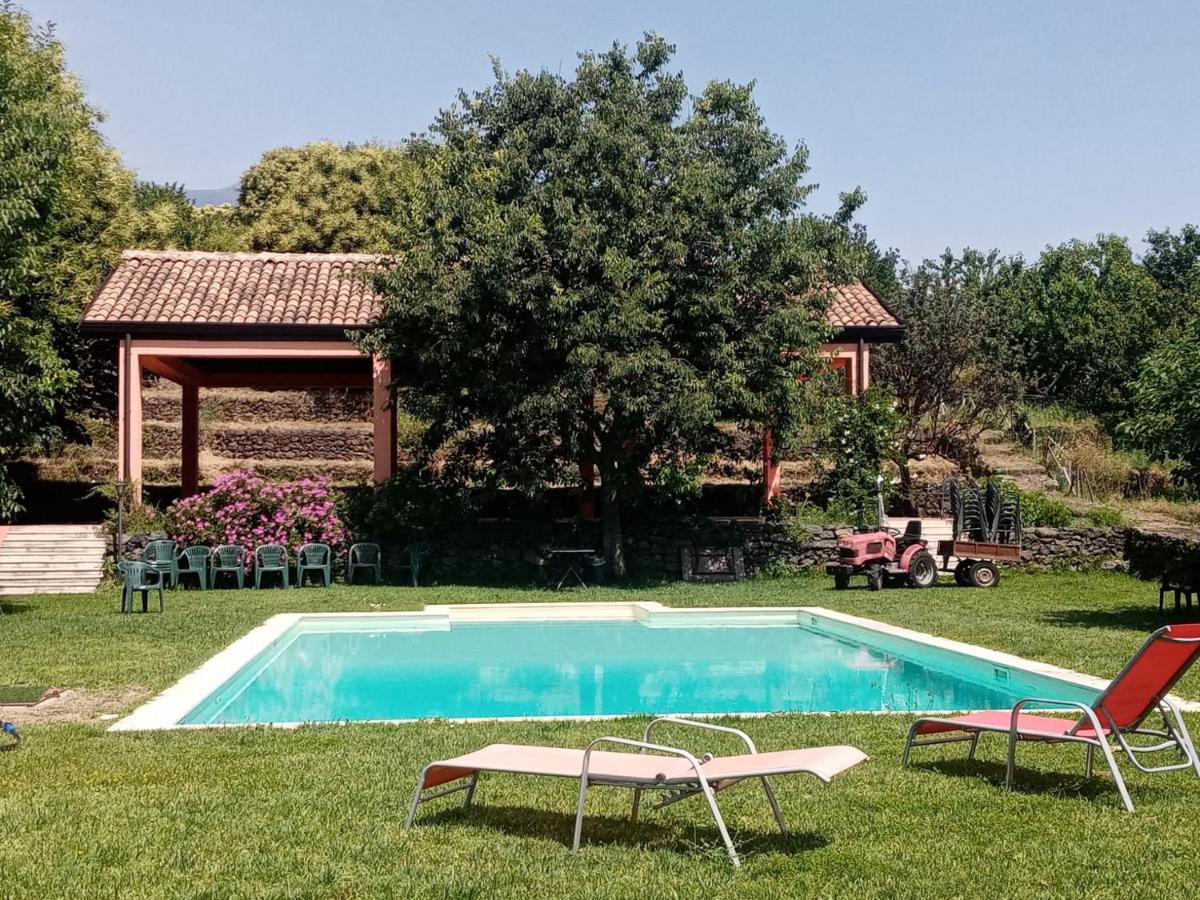 La Rocca Della Rosa Villa Zafferana Etnea Bagian luar foto